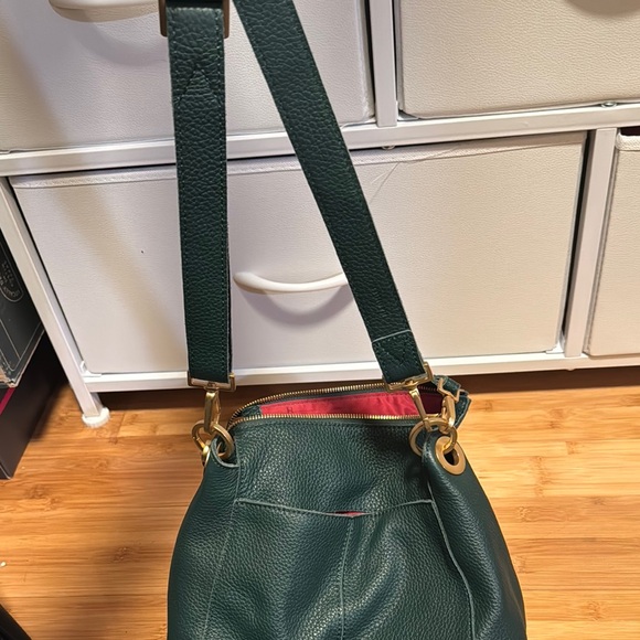 Green Leather Shoulder Bag - Picture 4 of 4